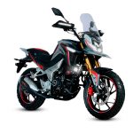 Motocicleta Vento Alpina 300 Negra Roja 2025