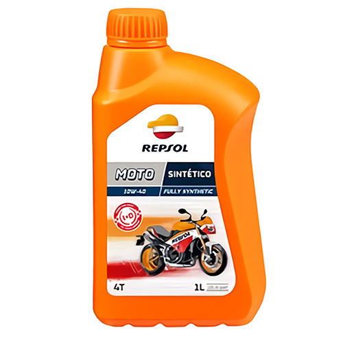 Aceite para motocicleta 4T 1L 10w40 sintetico Repsol