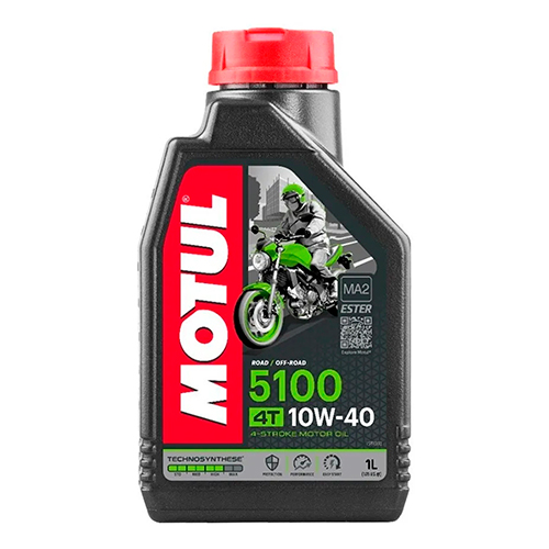 Aceite para motocicleta 4T 1L 10w40 5100 semisintetico Motul