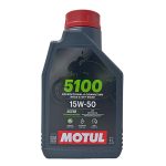 Aceite para motocicleta 4T 1L 15w50 5100 semi sintetico Motul