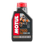 Aceite para motocicleta 4T 1L 10w60 7100 sintetico Motul
