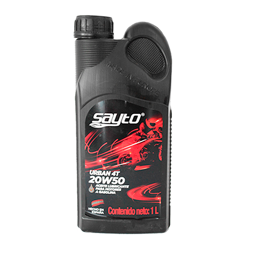 Aceite para motocicleta 4T 1L 20W50 mineral Moto Urban Sayto