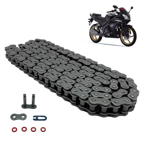 Cadena para motocicleta 428 HPO x 136L reforzada con O - ring profesional Leiruki