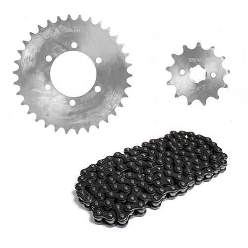 Kit de traccion para motocicleta 250Z 250SZ 34D 13D 520Hx120L Kinlley
