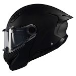Cascos para motocicleta talla XXL abatible Ghostfighter A1 negro matte Axxis