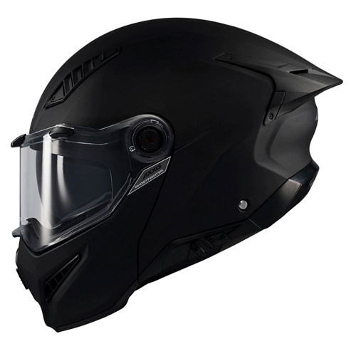Cascos para motocicleta talla XXL abatible Ghostfighter A1 negro matte Axxis