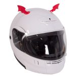 Adorno para casco de motocicleta alas rojas Kinlley