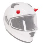 Adorno para casco de motocicleta cuernos rojos Kinlley