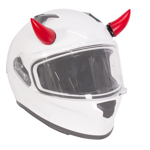 Adorno para casco de motocicleta cuernos con luz Kinlley