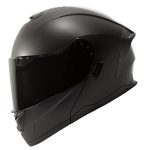 Casco para motociclista talla M abatible 2W Ghost negro mate