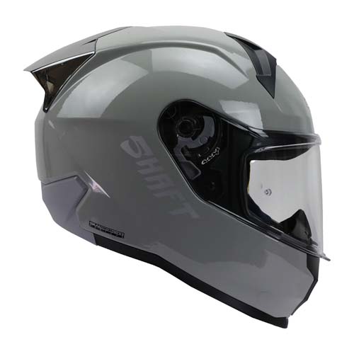 Casco para motociclista talla L cerrado Shaft sh560 evo gris