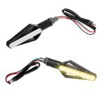 Direccionales secuenciales de led para motocicleta universales amarilla KL1035 Kinlley