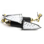 Direccionales para motocicleta negro universales 1022 Kinlley