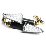 Direccionales para motocicleta carbono universales 1022 Kinlley