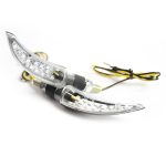 Direccionales para motocicleta negro universales 1023 Kinlley
