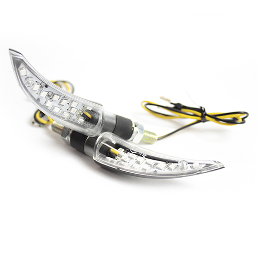 Direccionales para motocicleta negro universales 1023 Kinlley