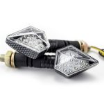 Direccionales para motocicleta carbono universales 1027 Kinlley