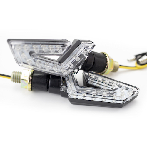 Direccionales para motocicleta negro universales 1031 Kinlley