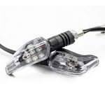 Direccionales led para motocicleta universales negro 1034 Kinlley