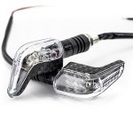 Direccionales led para motocicleta universales carbon 1034 Kinlley