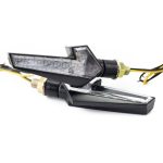 Direccionales para motocicleta negro par con 10pcs led dip modelo 1047 Kinlley