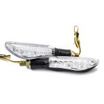 Direccionales para motocicleta negro universales 1048 Kinlley