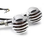 Direccionales para motocicleta cromadas universales 1051 Kinlley