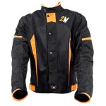 Chamarra para motociclista talla L spirit negro naranja 2W