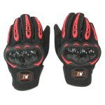 Guantes para motociclista talla XL Road Guard negro rojo 2W