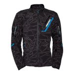 Chamarra para motociclista Softshell repelente con protecciones Talla M Blue Man Hebotech
