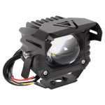 Faros auxiliares para motocicleta G6E con base luz roja y azul Kinlley