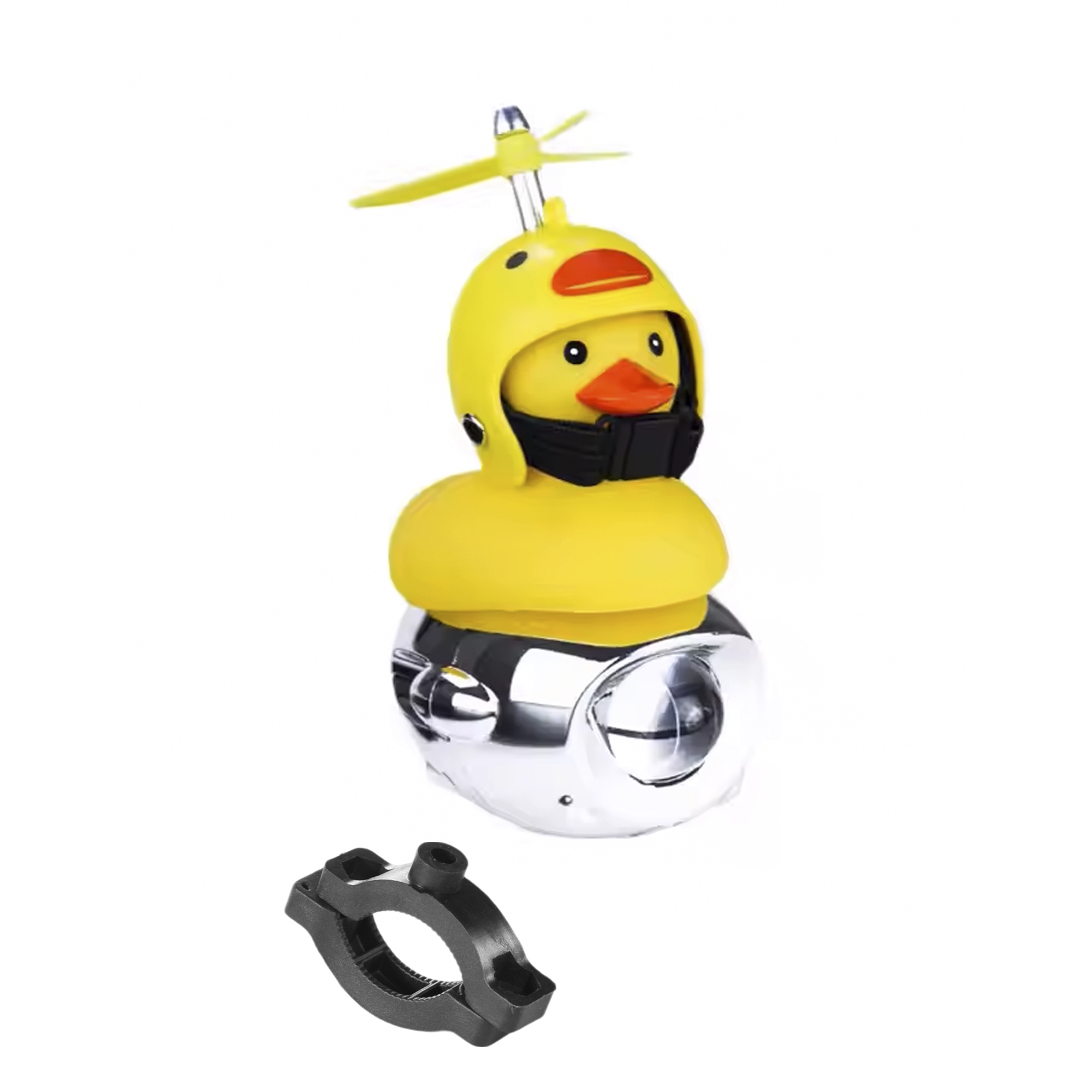 Faro auxiliar para motocicleta patito con base de manubrio luz blanca Kinlley