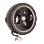 Faro led daymaker universal para motocicleta 5.75 luz blanca y ambar 12v 12w Kinlley