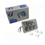 Faro principal para motocicleta RT - M05A led rectangulo 15W 17x10.5 cm Sayto