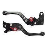 Manija de aluminio (par) motonetas negro Kinlley