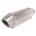 Escape para motocicleta universal deportivo plata de 35mm a 51mm H Kinlley