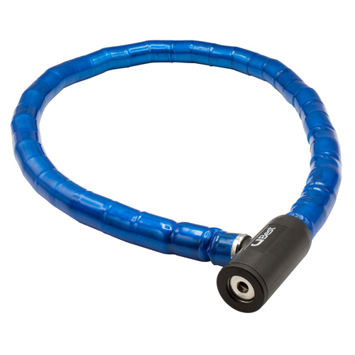 Candado articulado para bicicleta L:100cm G:25mm S:4.5 10 No. 775 azul Best